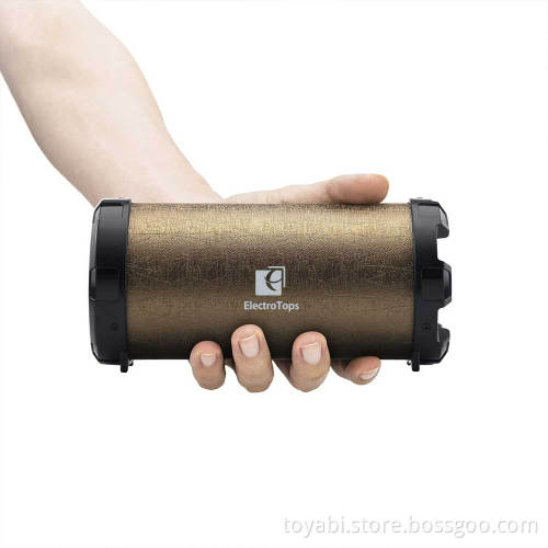 Tube Shape Portable Bluetooth Speaker Stereo and Aux-in Function With Speaker Suitable for Laptop Phones